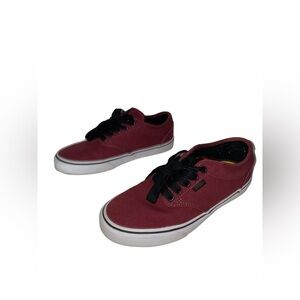 Vans Atwood Men Size 7 Low Top Canvas Vulcanized Rubber Skater Streetwear Vibe‎